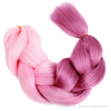 Aisi Beauty Wholesale Cheap Vendor Hotselling Ombre Color Jumbo Box Braid Twist Synthetic Crochet Braiding Hair Extensions